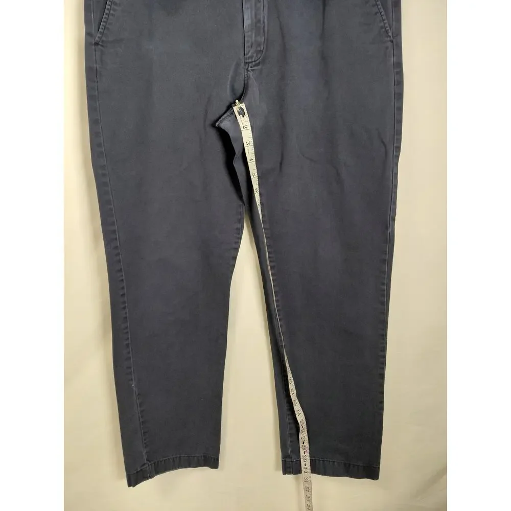 J.Crew THE Sutton Navy Straight Leg Chino Pants Men Size W36 L32